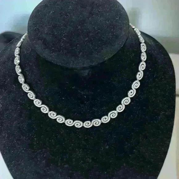 Nordstrom crystal necklace and bracelet - Picture 2 of 8